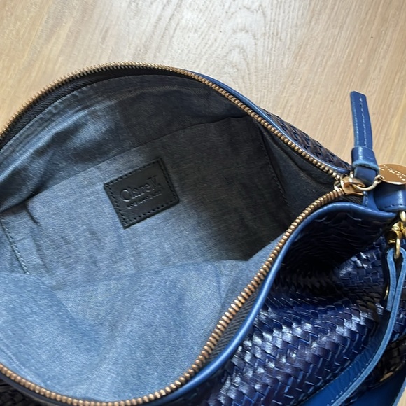 Clare V. Moyen Messenger - Twilight Blue Zig Zag - Picture 5 of 7